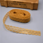 ruban dentelle blanc noir bleu rose fleurs simples classique mariage décoration tissu élasthanne polyester