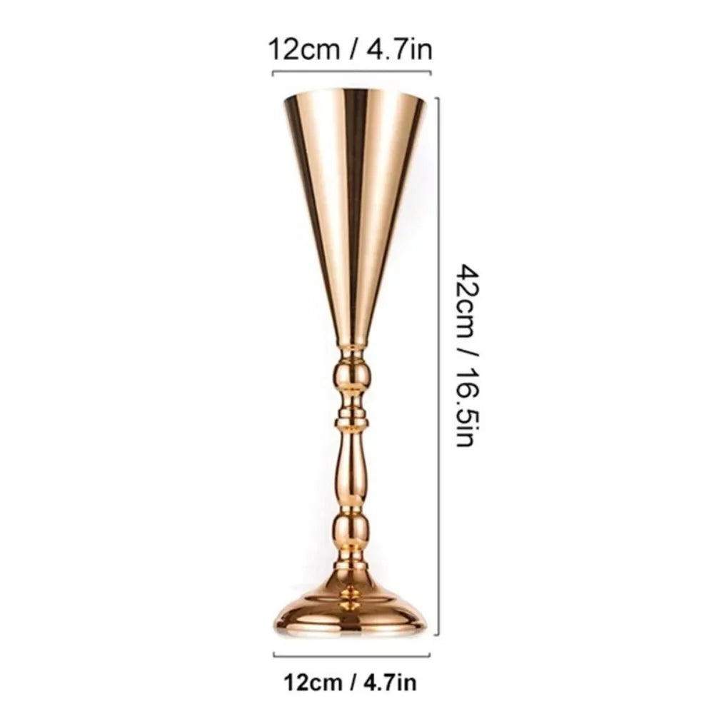 vases or classiques ronds lisses dorés grandes tailles maison decoration