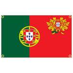 drapeau portugal super tex polyester vert rouge emblème classique décoration 120x180cm