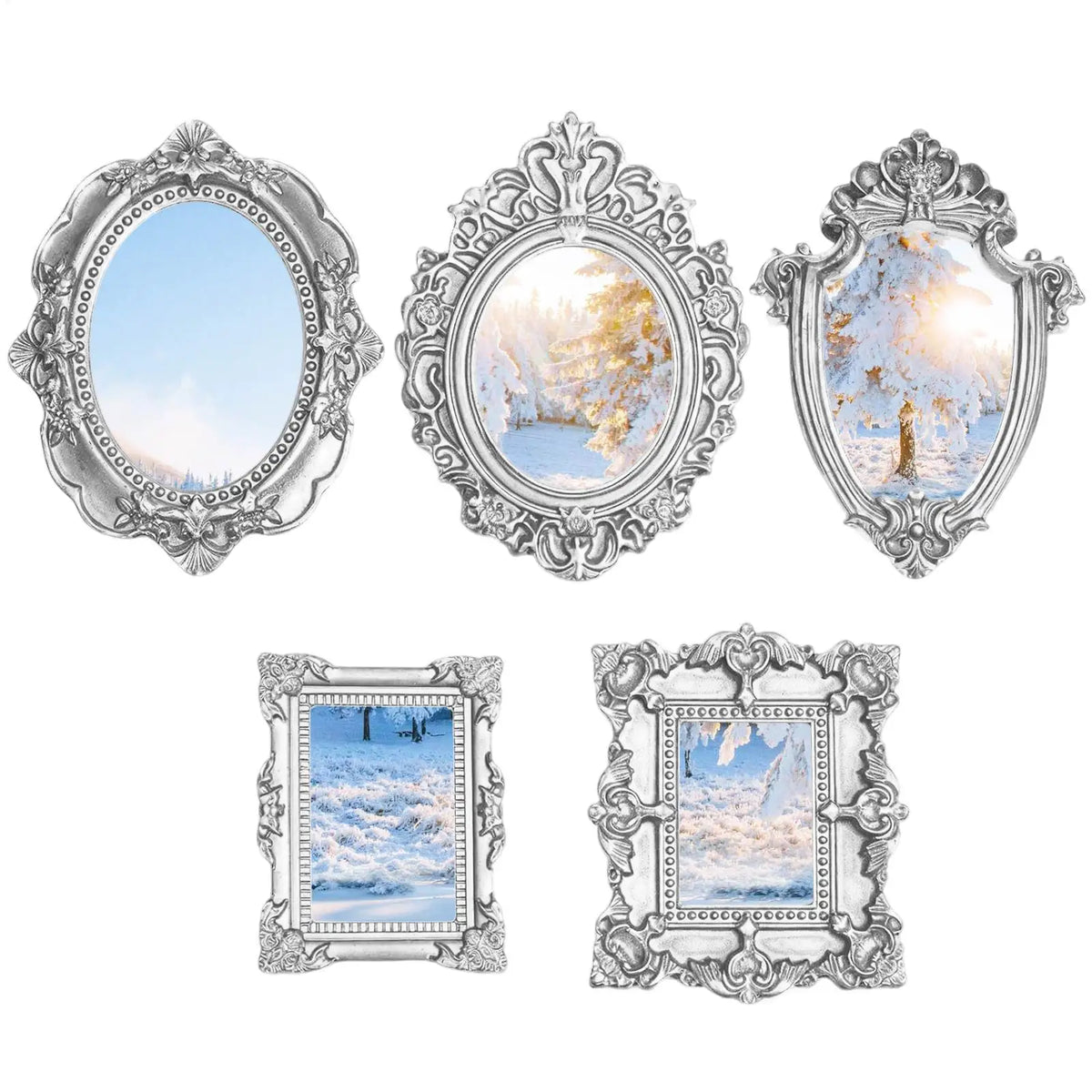cadres photo vintage classiques baroques ornements décoration intérieure posable mural