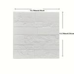 panneau decoratif mural brique blanc adhesif resistant eau moderne decoration intérieure