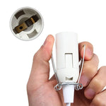 lampe sel pendentif led e14 moderne interrupteur câble électrique orange noir blanc