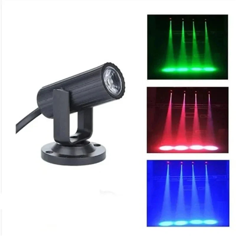 projecteur led rgb portable 360 degrés flash scènes dj blackout moderne discothèque événements