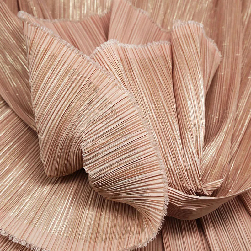 ruban plissé polyester moderne couture décoration bricolage tissu décoratif couleur unie chic