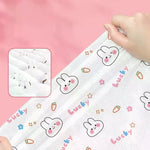 draps jetables blancs motif personnages mignons nuages étoiles enfantins aéré voyage