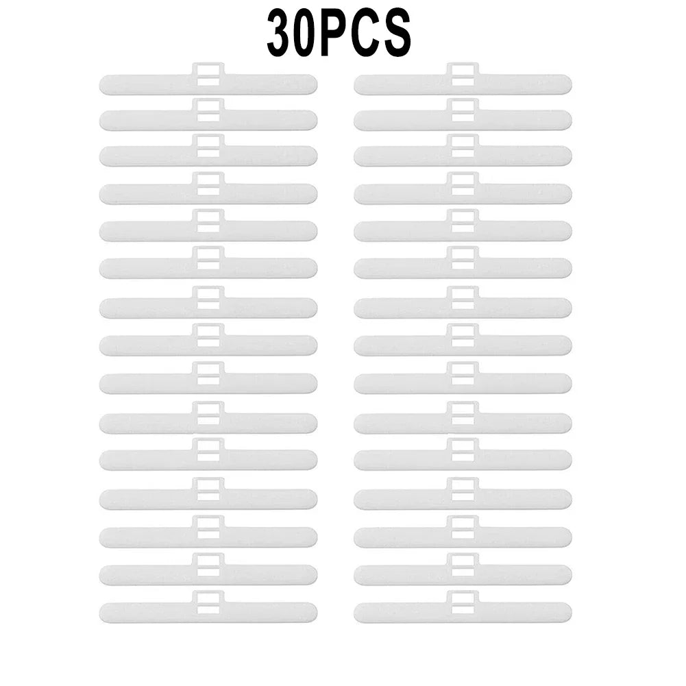 pinces rideau blancs modernes 30 pièces 82mm 13mm opaques verticales