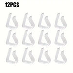 clips table transparents modernes pince maintien nappe intérieur extérieur set 12 pièces plastique