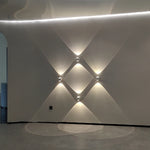 appliques murales modernes éclairage quotidien led noir or blanc minimaliste