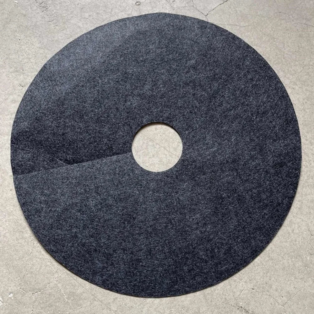 disques feutre gris simples protéger arbres sol 13cm 20cm 22cm 25cm 28cm 34cm