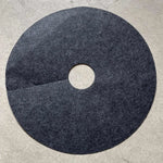 disques feutre gris simples protéger arbres sol 13cm 20cm 22cm 25cm 28cm 34cm