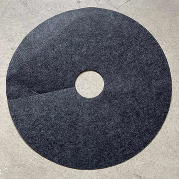 disques feutre gris simples protéger arbres sol 13cm 20cm 22cm 25cm 28cm 34cm