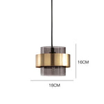suspension lumineuse moderne transparente dorée ampoule câble noir minimaliste salle manger chambre