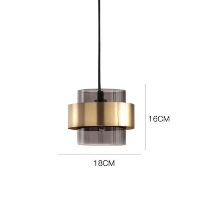 suspension lumineuse moderne transparente dorée ampoule câble noir minimaliste salle manger chambre