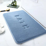 tapis bain gris moderne duvet antimorphe bath serviettes salon chambre