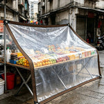 rideau transparent moderne imperméable patio terrasse 1x1m 1x2m 1x3m