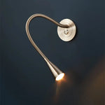Applique murale LED flexible pour lecture au lit, design moderne en aluminium