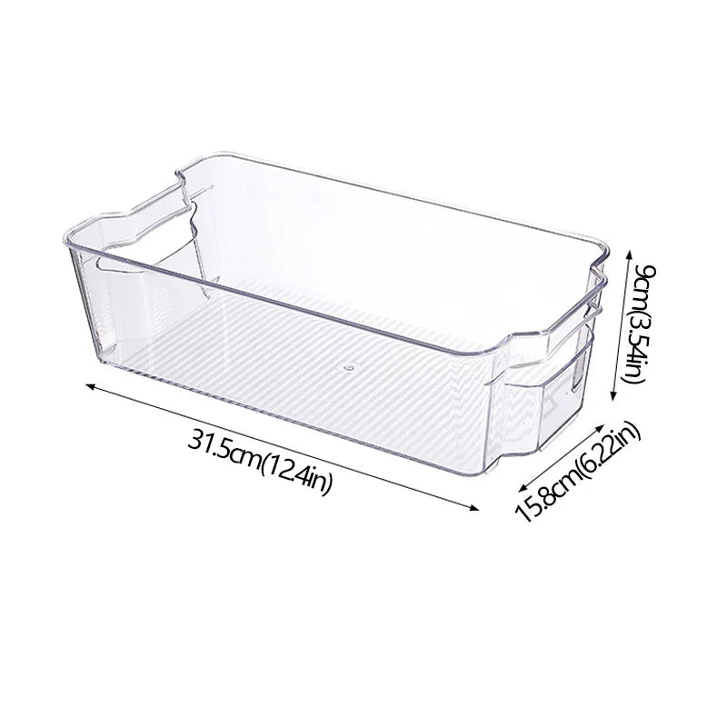 boîtes rangement transparentes plastique réutiliables poignées moderne minimaliste empilables garde manger réfrigérateur congélateur respectueux