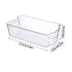 boîtes rangement transparentes plastique réutiliables poignées moderne minimaliste empilables garde manger réfrigérateur congélateur respectueux