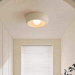 applique murale moderne blanc rond mat chambre salon couloir