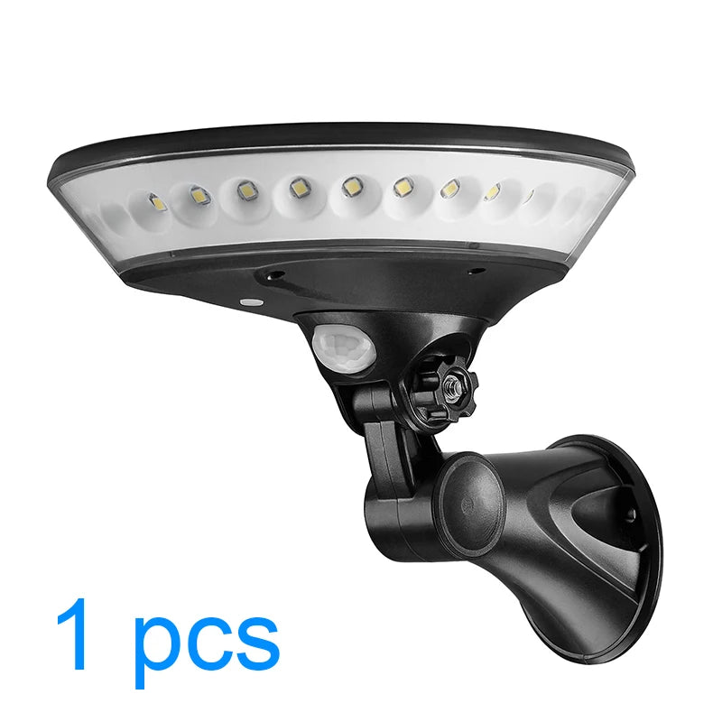 lampe solaire moderne noire détecteur mouvement ip65 led 139mm 159mm