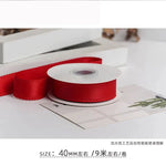 rubans polyester bords dentelés 4cm 10yards couleurs unies élégants décoration emballage cadeau mariage