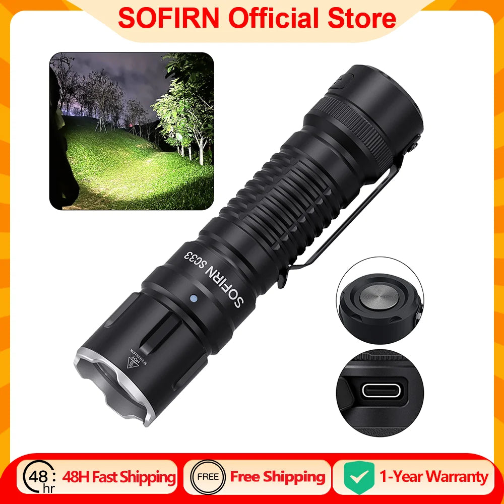 torche rechargeable led 5200 lumens aluminium noir moderne robuste camping búsqueda