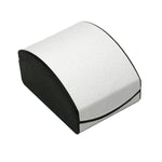 boîte montres simili cuir noir blanche rouge moderne coussin blanc organiser bijoux 10.5cm 8cm
