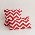 coussin extérieur imperméable jaune zigzag moderne amovible 45x45cm zip polyester