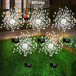 décoration lumineuse solaire multicolore étoiles lumineuses moderne base solaire câble charge 25cm 30cm 90cm
