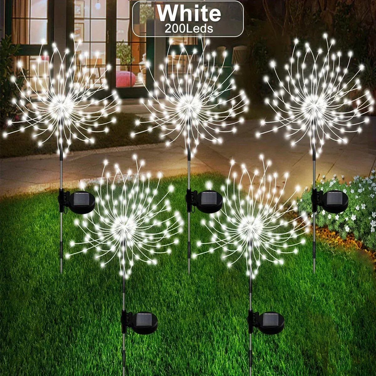 décoration lumineuse solaire multicolore étoiles lumineuses moderne base solaire câble charge 25cm 30cm 90cm