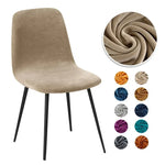 chaise moderne velours beige blanc violet rose marron orangeversible 22 48cm