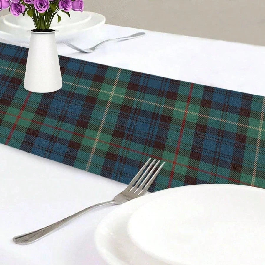 nappe tartan bleu rouge intérieur rustique décoration noël halloween automne Thanksgiving mariage