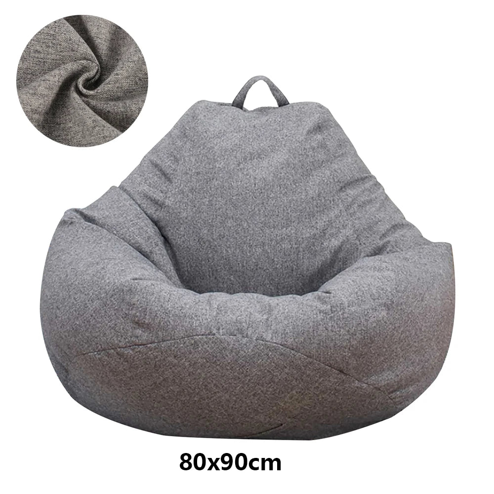 couverture remplacement canapé lit gris tissu uni moderne poignée fermeture glissière 70x80cm 80x90cm 100x120cm