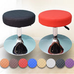 couvre siège ronde violet rouge noir moderne quilted imperméable siège tabouret bar polyester coton
