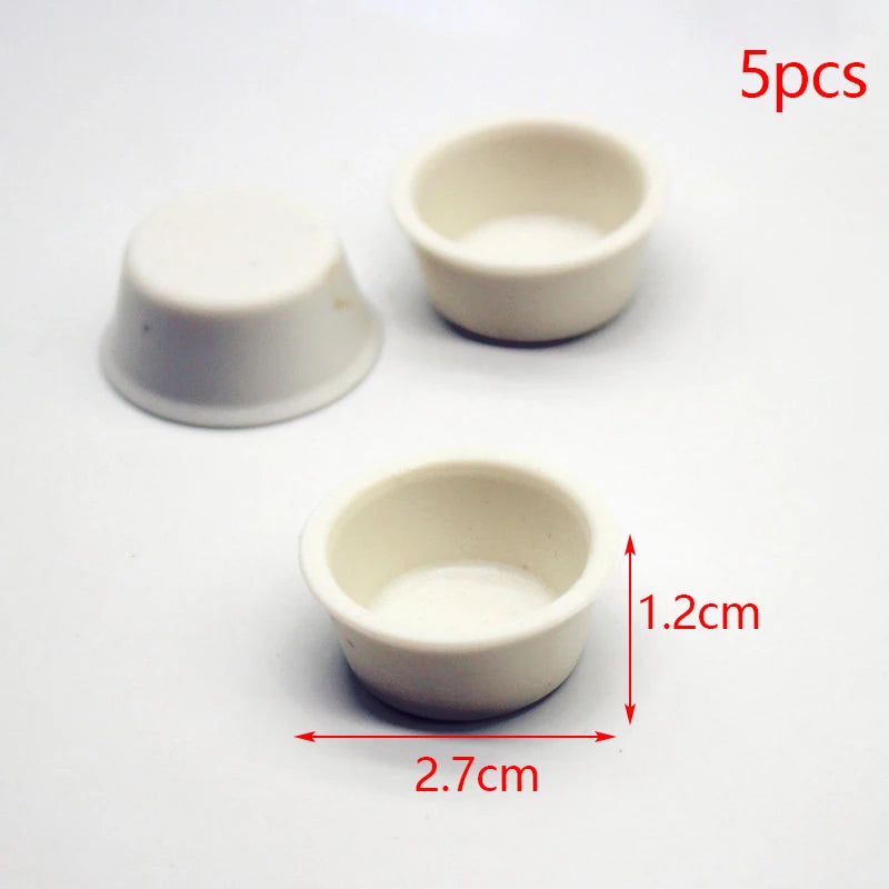 accessoires poupée deco maison blanc motifs floraux classique pots fleurs simulation enfants six douze