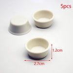 accessoires poupée deco maison blanc motifs floraux classique pots fleurs simulation enfants six douze