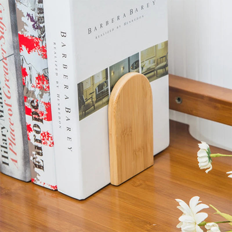 support livres bois naturel grain moderne élément métallique noir zen minimaliste grande petite