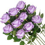 bouquet roses artificielles classiques blanc rouge violet intérieur mariage décoration anniversaire baby shower
