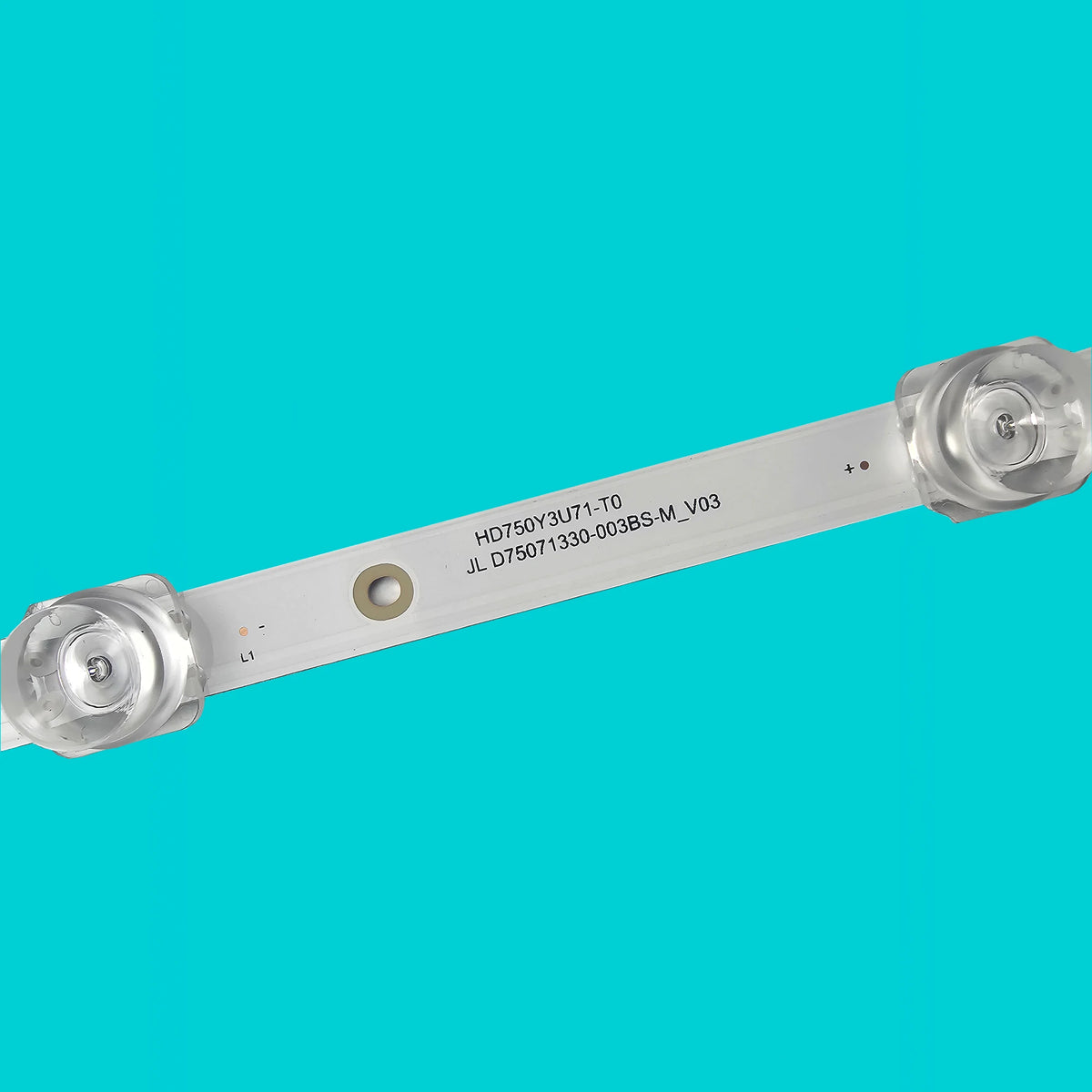bande lumineuse led blanc rayures noires modernes connecteurs électriques fixations numéros série