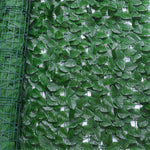 rideau végétal artificiel feuilles vertes grille métallique moderne clips fixationextérieur decorationbalconjardin