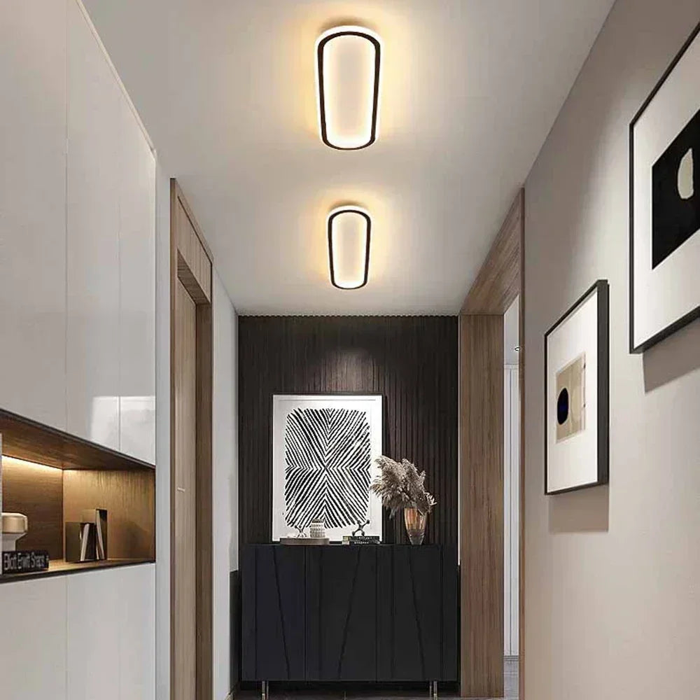 lampe led moderne ovale aluminium noir 40 60 80 cm blanc opaque autonomes