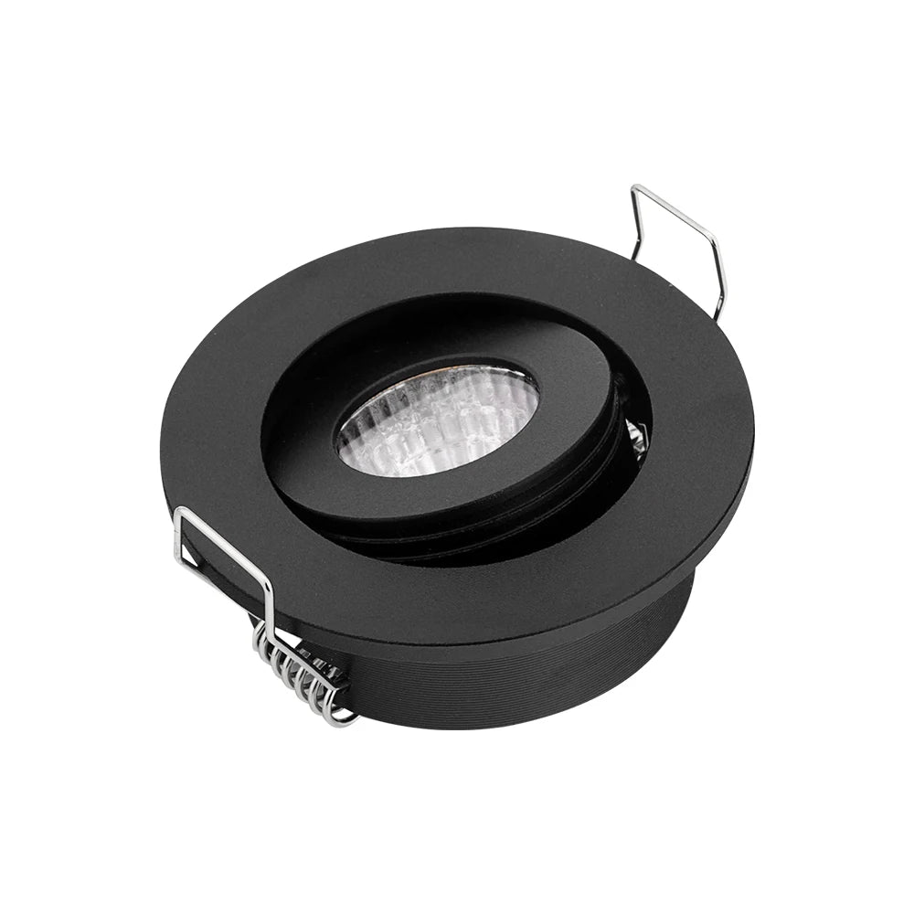 spot led encastrable noir mat mini 3w dimmable cuisine salle bain