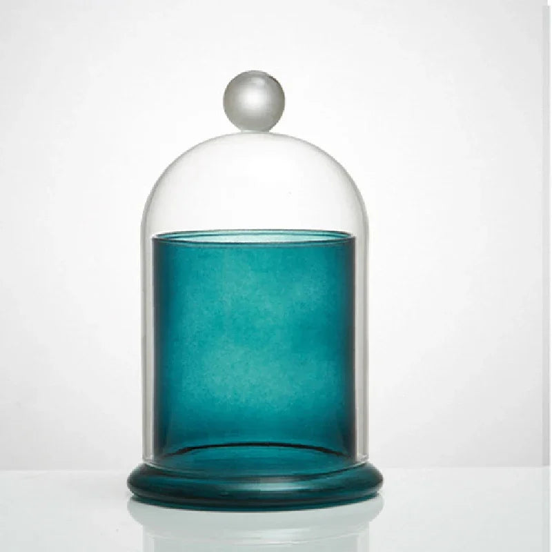 cloche verre transparente décoration maison moderne oiseau décoratif petit grand
