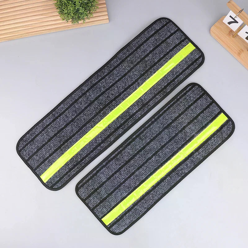 tapis d'escalier noir vert fluo rayures horizontales velcro moderne antidérapant sécurité camping car porte