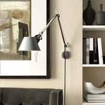 lampe moderne argentée réglable sans filaire opaquer nordiqueTouchable switch