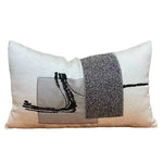 taies d'oreillers patchwork géométrique blanc noir décoratives modernes adhésives maison voiture 45x45cm 30x50cm