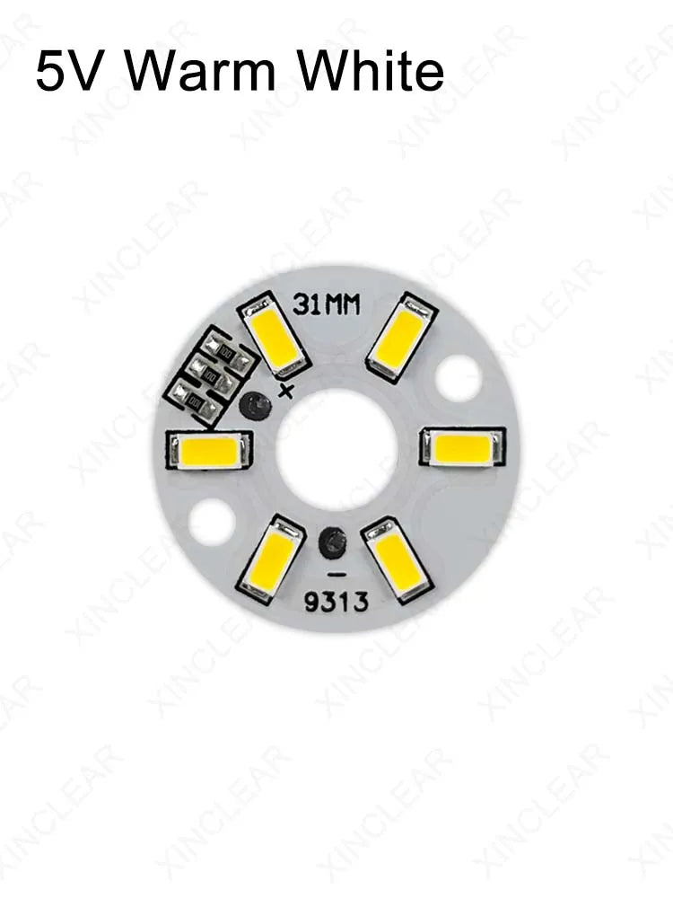 plaque led diamètre 32mm blanc circulaire modernes câbles rouges noirs
