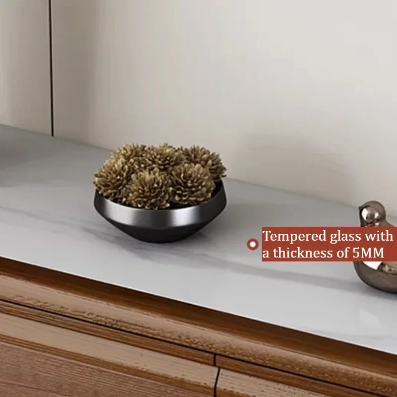 présentoir chaussures bois marron moderne minimaliste étages tiroirs rangement chambre salon