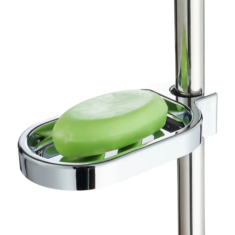 support savon chrome moderne réglables 22mm 24mm 25mm 84mm 166mm plat lisse opaques