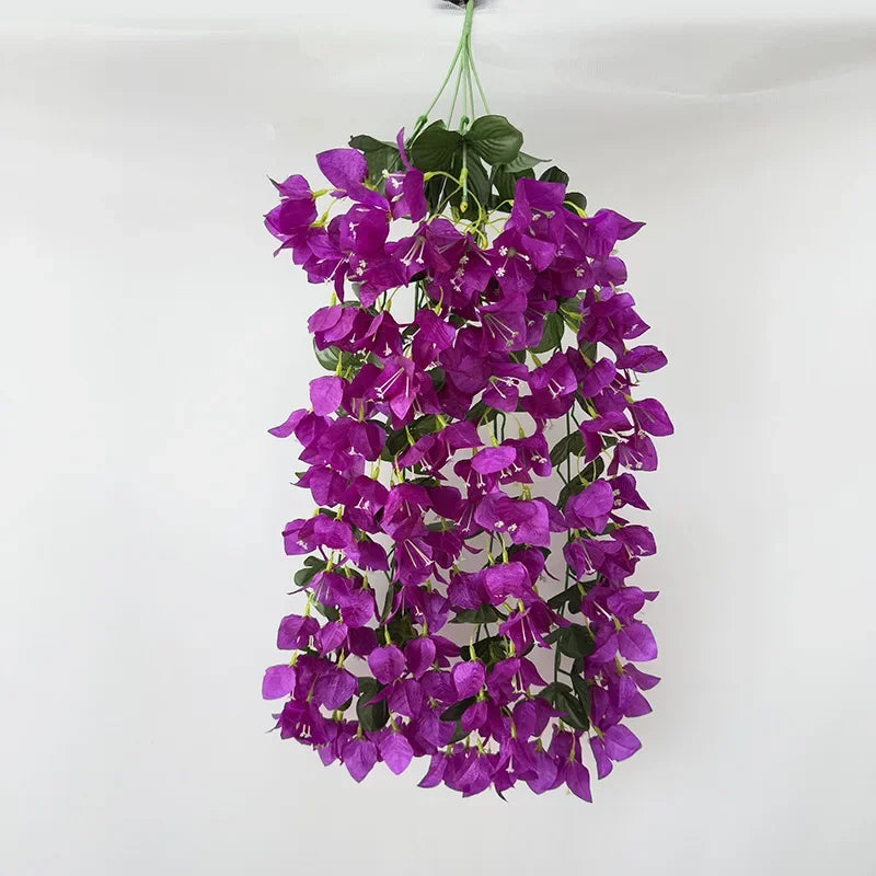 guirlande fleurs artificielles 88cm rose violet rouge blanc intérieur décoration mariage anniversaire
